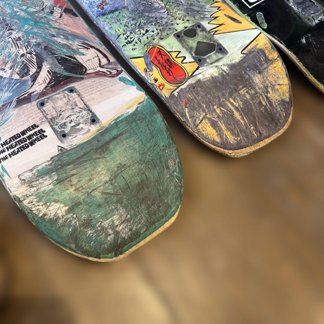 スケボー 廃デッキ 5枚セット DIY サイズミックス - メルカリ