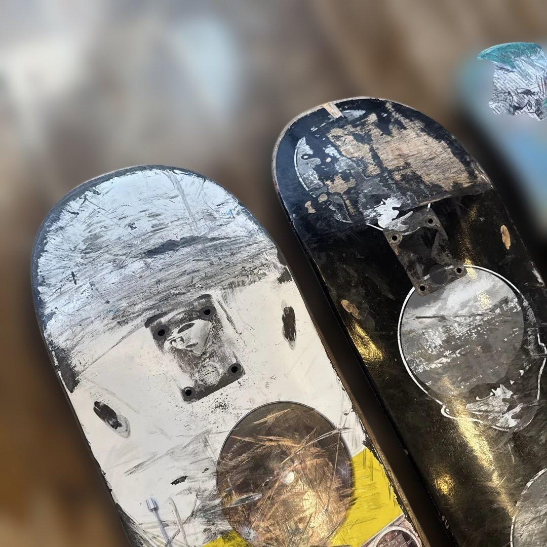 スケボー 廃デッキ 5枚セット DIY サイズミックス - メルカリ