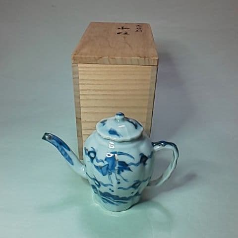 水注  煎茶道具  茶道具 煎茶道具 水注 水次 京焼き 赤絵 花鳥 高野昭阿弥作 茶道 : 茶道具