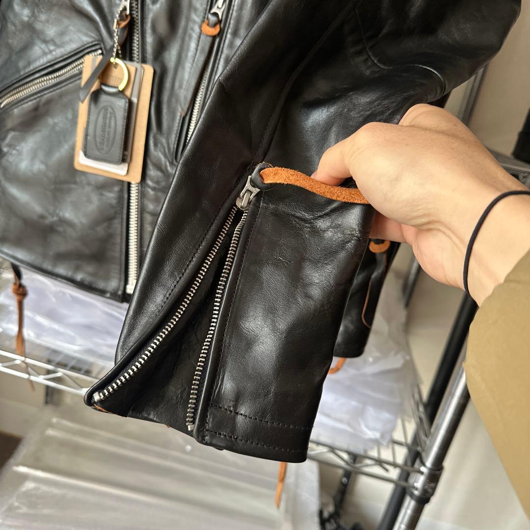 1930年代復刻 SAN MATEOピーターズ型茶芯ホースハイド 1.3mm L