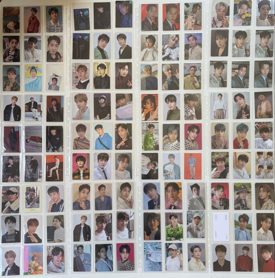 d*7様 SEVENTEEN WONWOO ウォヌ　トレカ　カード　大量　引退品
