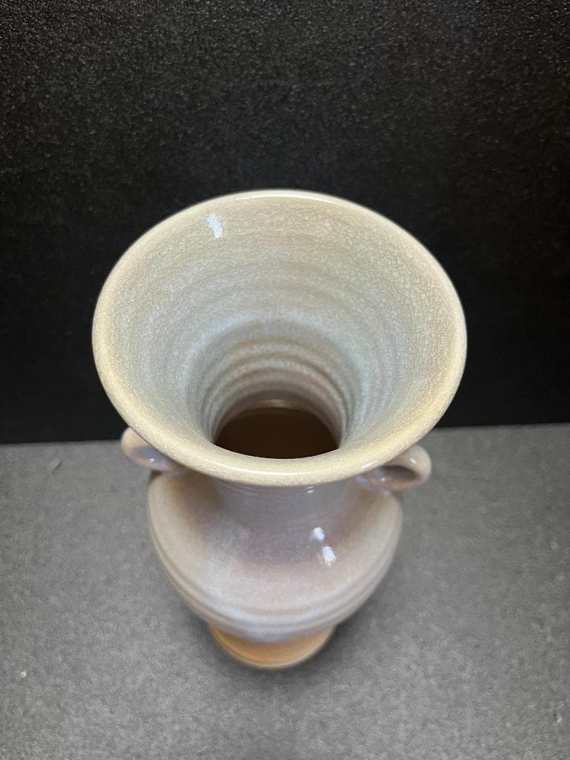 未使用】 十二代 田原陶兵衛 耳付 花瓶 花入 - メルカリ