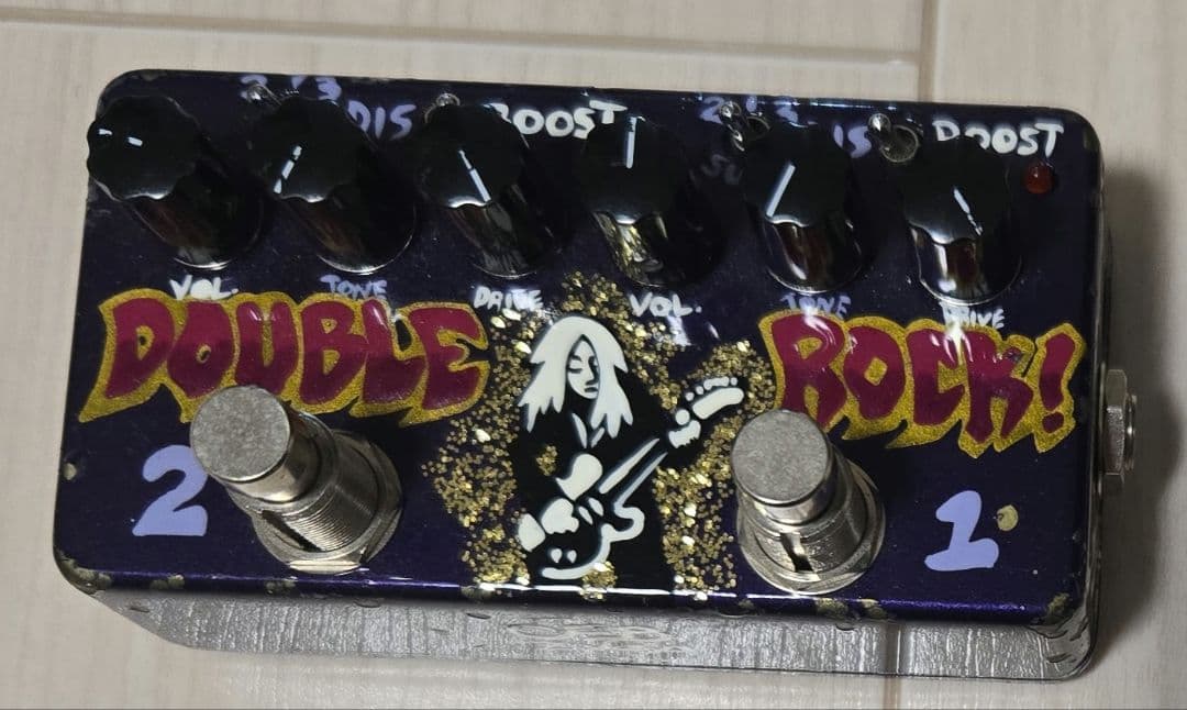 Z.VEX DOUBLE ROCK　 ハンドペイント