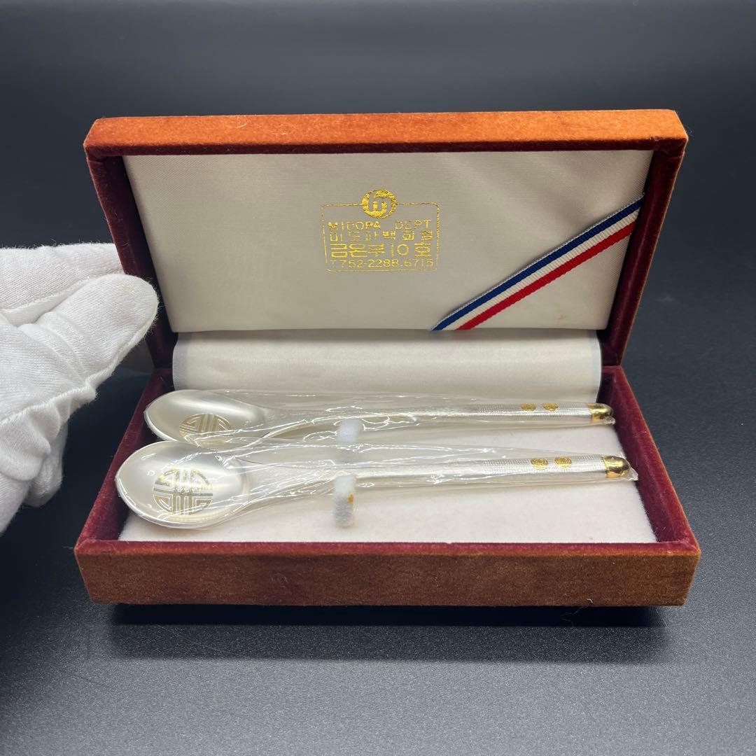 ⭐️未使用品⭐️純銀 韓国スプーン セット