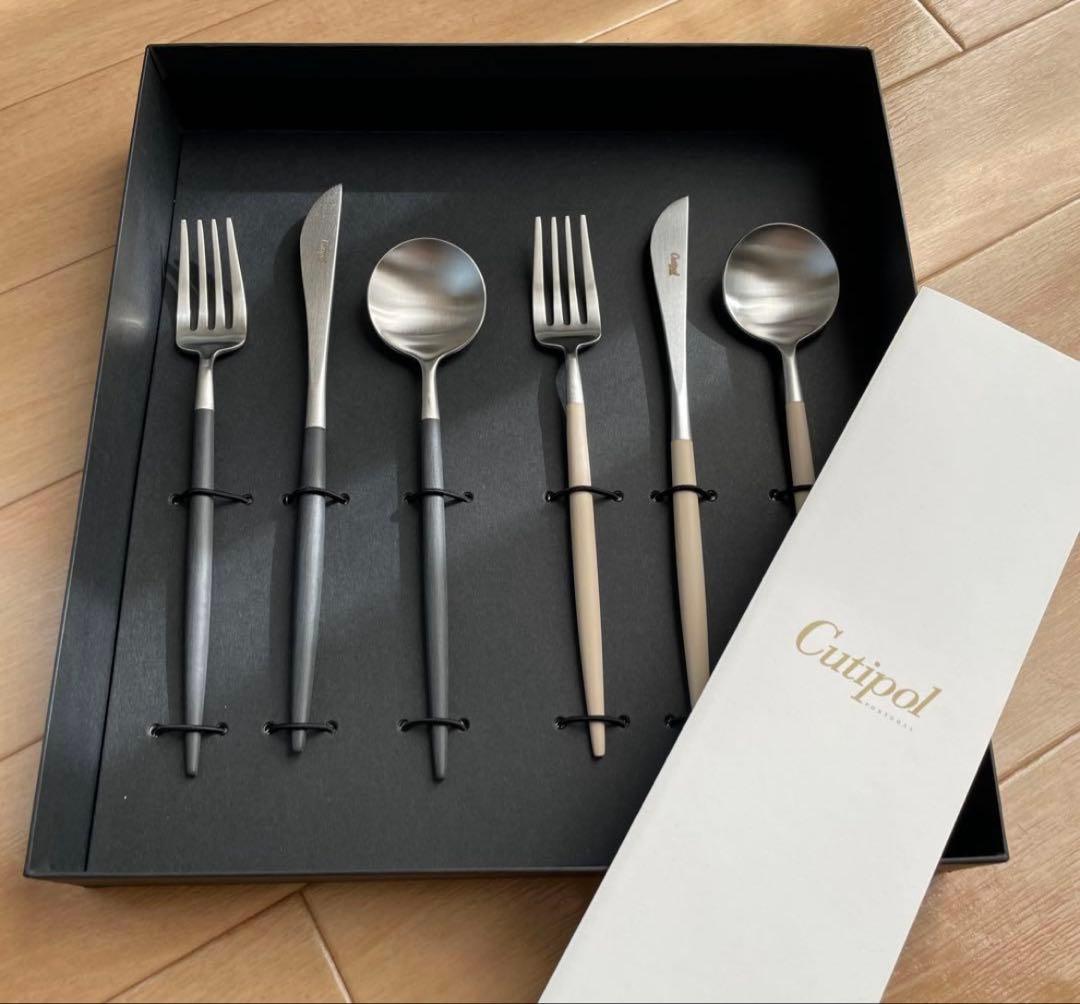 Cutipol カトラリー ６点セット (箱+500円) 楽天市場】クチポール カトラリー ゴア ディナーセット カトラリー 6点
