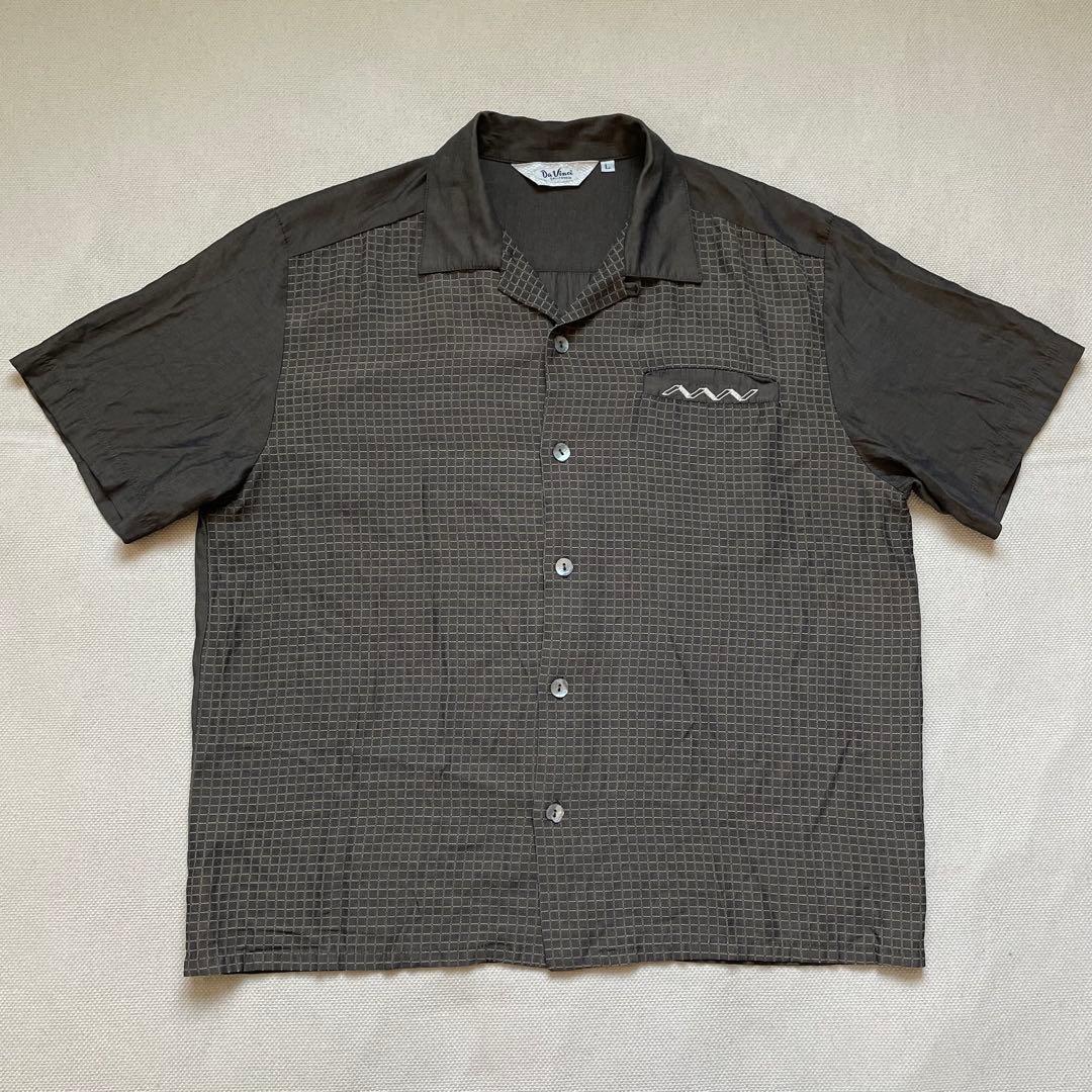 50s-60sヴィンテージ ギャバシャツ ループカラー 開襟 Da Vinci - メルカリ