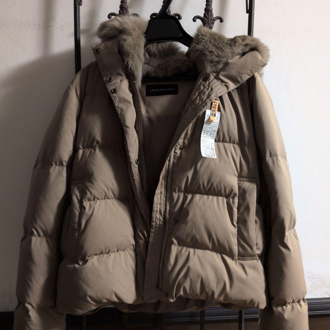 URBAN RESEARCH ラビットフードストレッチショートダウン S115339849