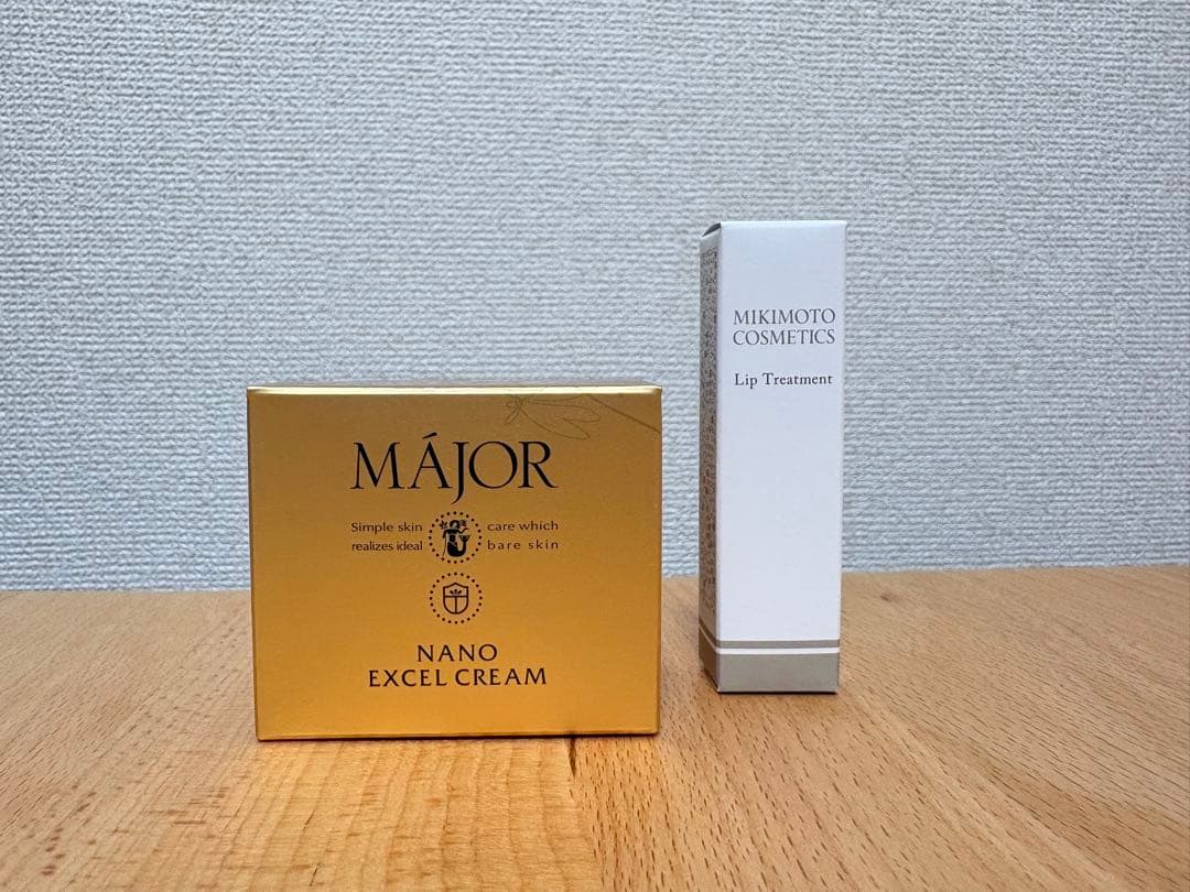 【新品未開封】マジョール ナノエクセルクリーム ミキモト リップトリートメント