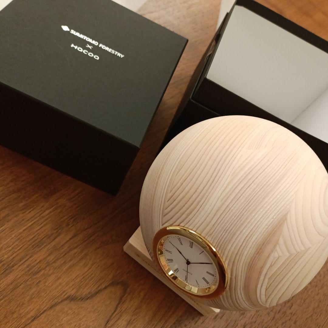 木製 置時計 hacoa×住友林業