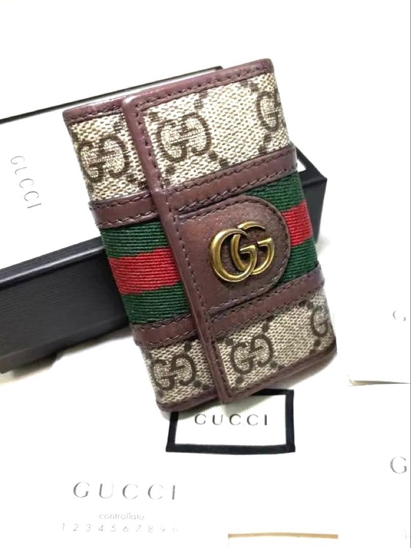 本日限定価格GUCCI オフィディア キーケース GGマーモント シェリーライン