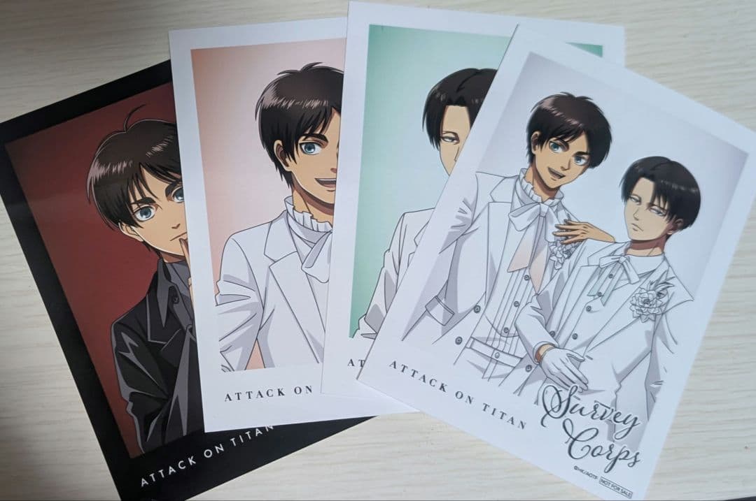 進撃の巨人 エレン リヴァイ ポストカード - メルカリ