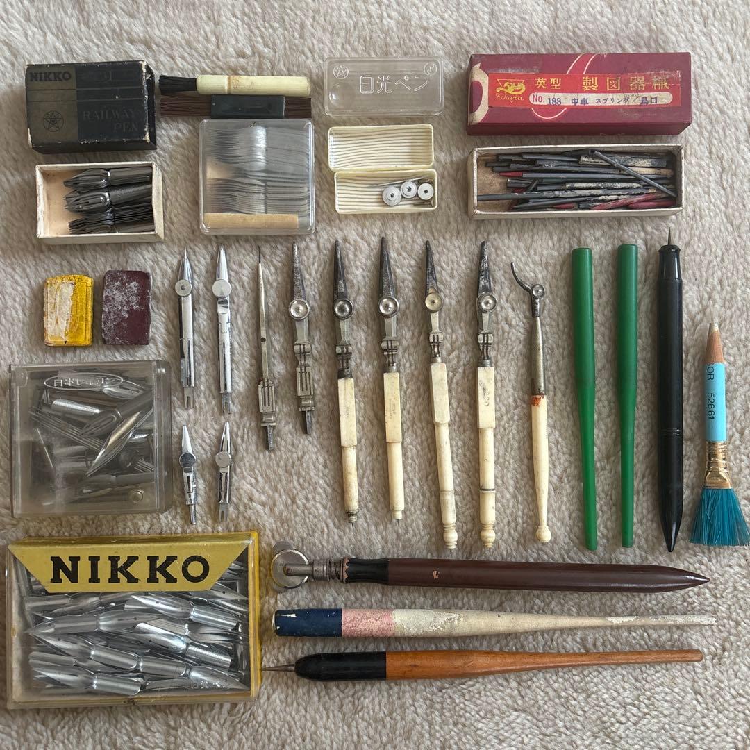 【ヴィンテージ】設計 製図 セット 昭和レトロ 一式