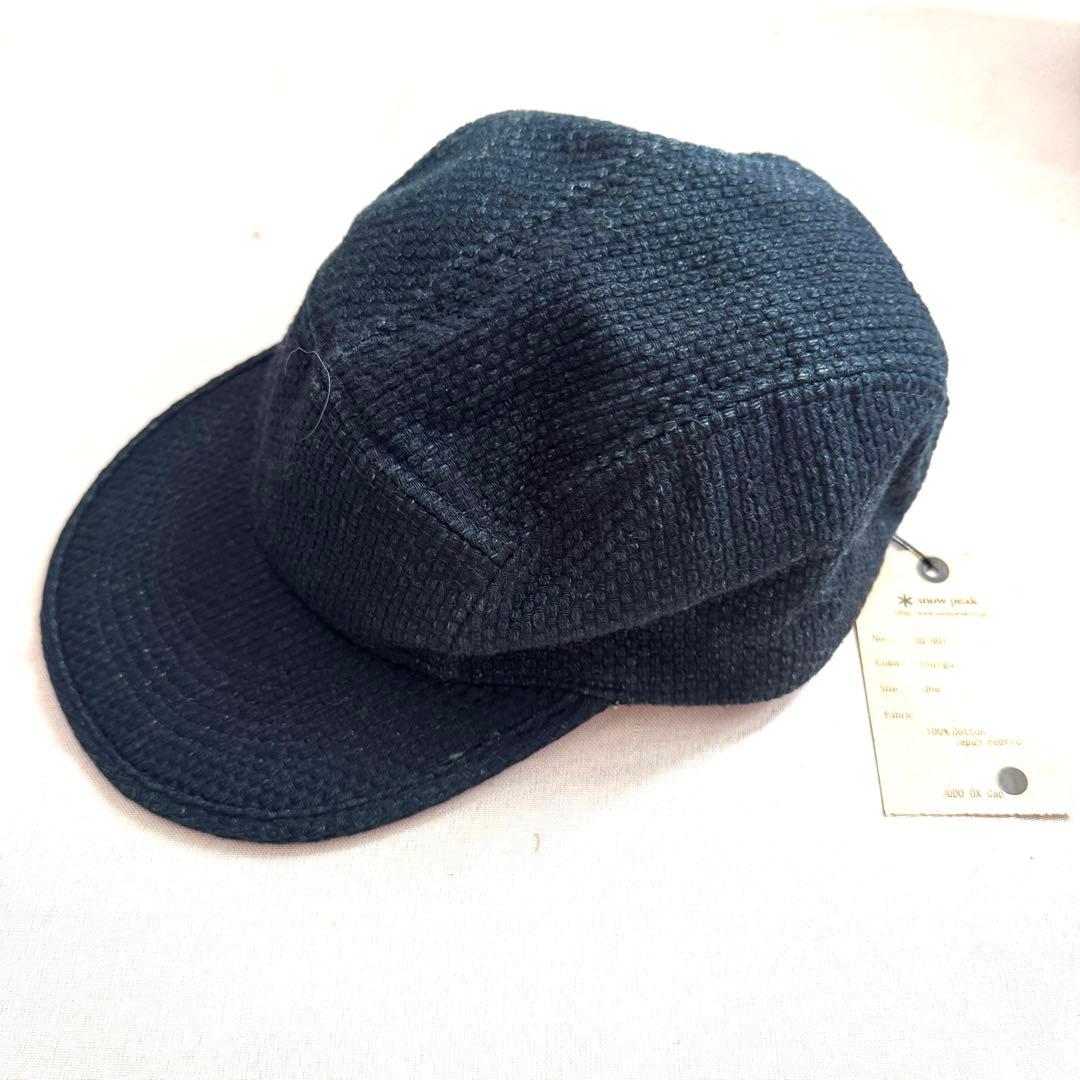 スノーピーク インディゴキャップ 刺子  peak indigo