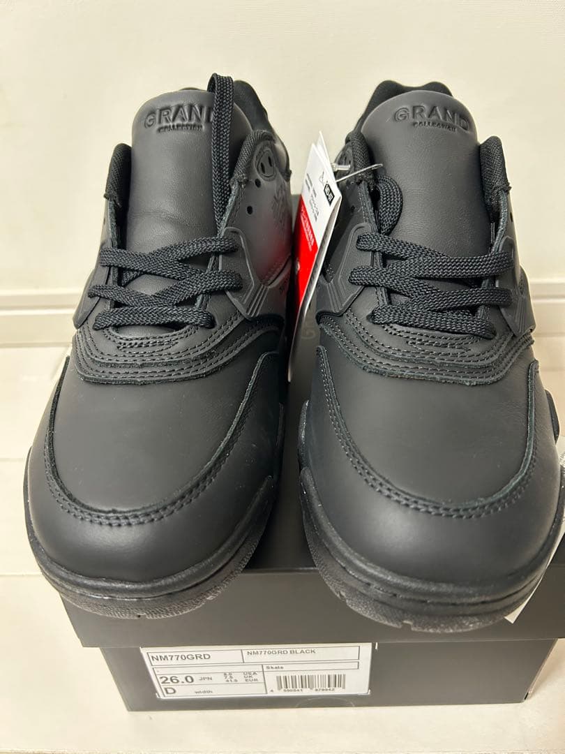 NM770GRD ブラック スニーカー 26.0cm