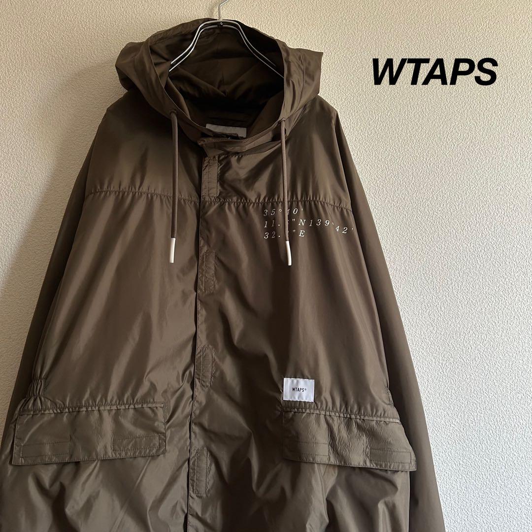 WTAPS ダブルタップス ナイロンジャケット ロング丈 カーキ L