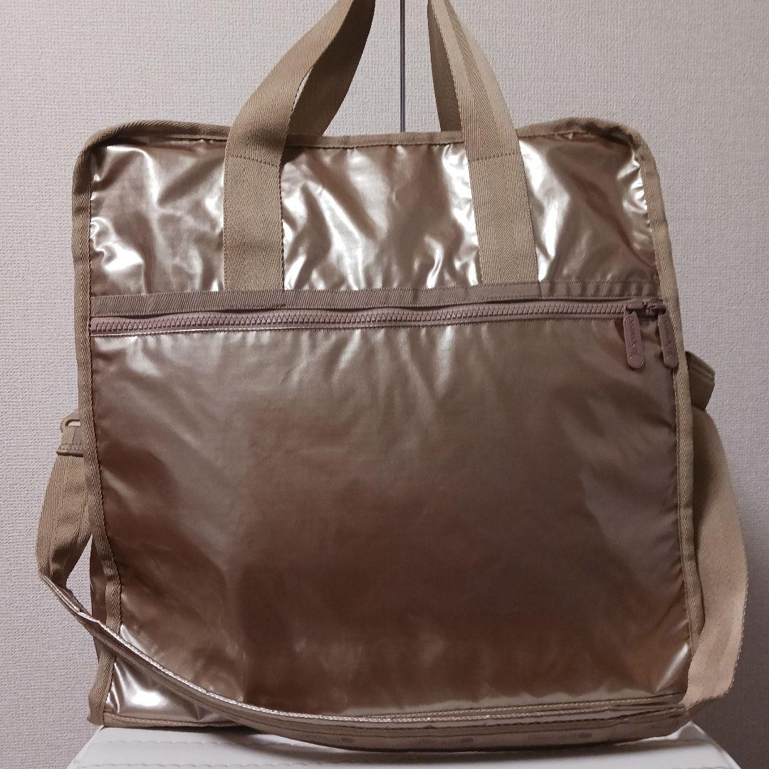 2991【未使用】レスポートサック　ひとりっぷCABINBOSTON 　ゴールド