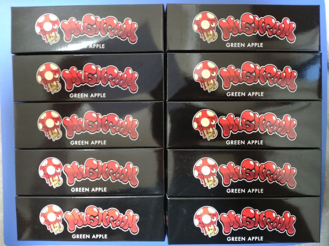 マッシュルームシーシャ　グリーンアップル　10本