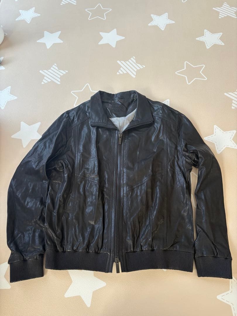 ARMANI COLLEZIONI レザージャケット