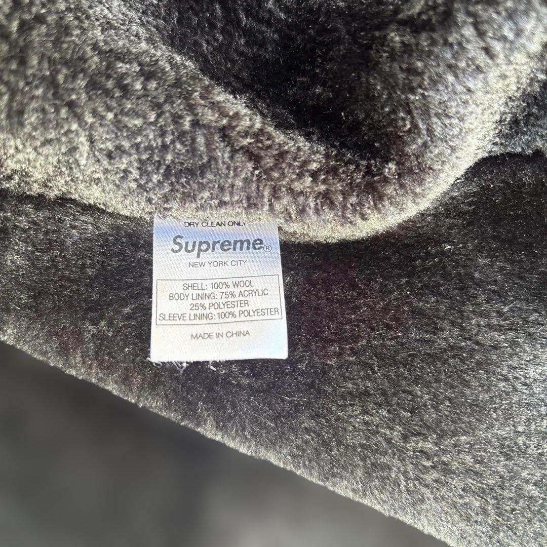 シュプリーム ハリスツイード ブラック コーチジャケット ブルゾン