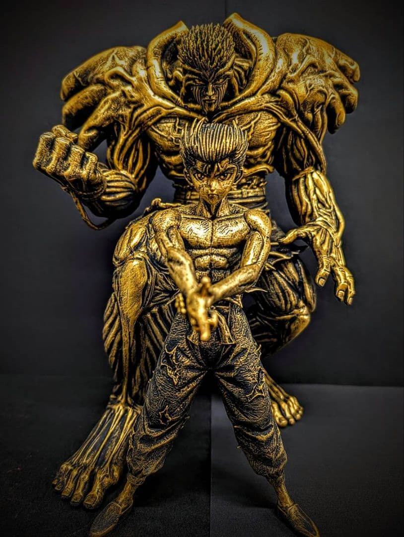 金運100%アップ！黄金リペイント 1番くじ　幽遊白書　戸愚呂弟&浦飯幽助セット