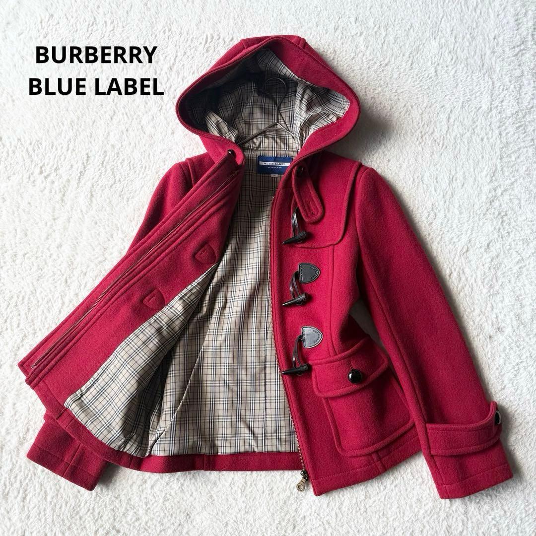 バーバリーブルーレーベル ダッフルコート ノバチェック 38 レッド 未使用級 BURBERRY BLUE LABEL ダッフルコート レッド ノバチェック 38｜Yahoo