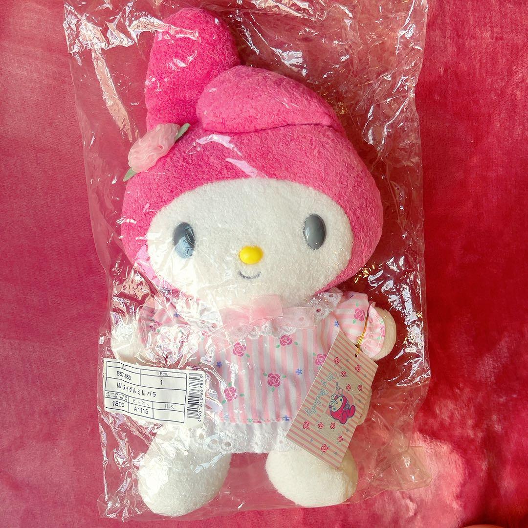 希少レア　マイメロディ　バラ　ぬいぐるみ　サンリオ　平成レトロ　2003