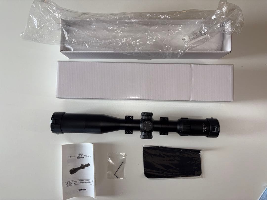 フロンティアミルドットレティクルサイドフォーカススコープ3-10×42 30mm フロンティア ミルドットレティクル サイドフォーカススコープ 3-10×42