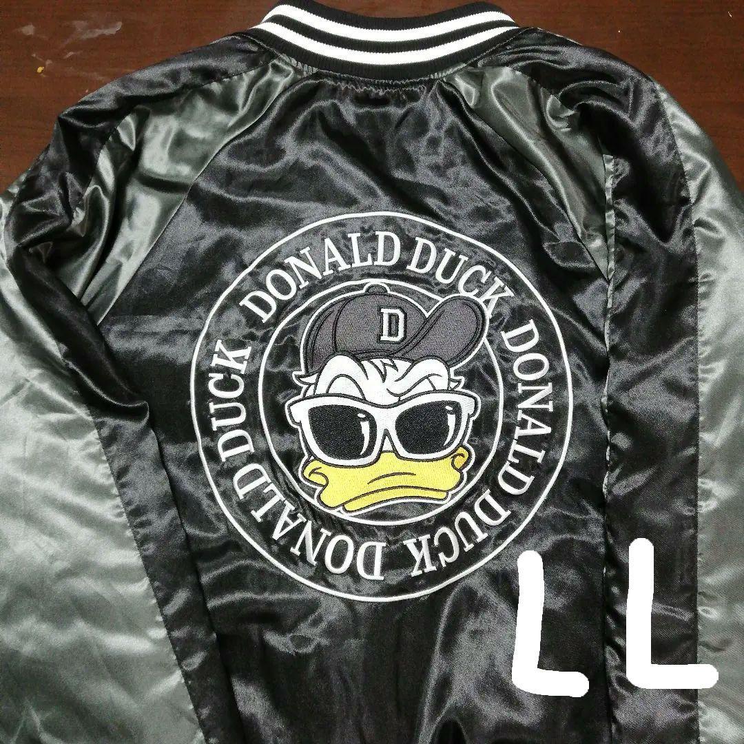 【新品未使用】タグ付き　ディズニー　ドナルド　オリジナル　スカジャン　LL