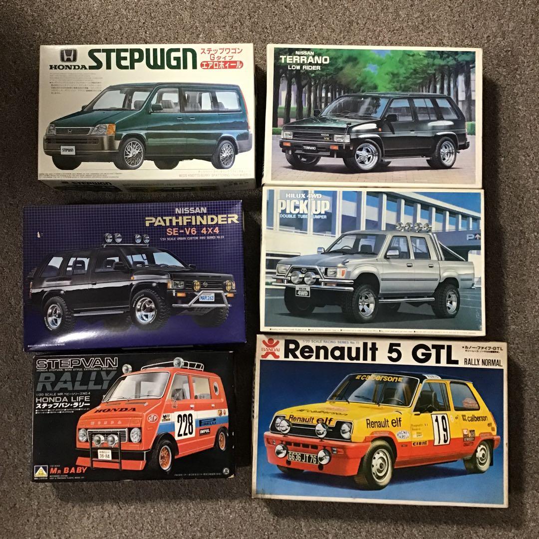 ステップバンラリー　などのプラモのセットです。　バラ売り不可です。