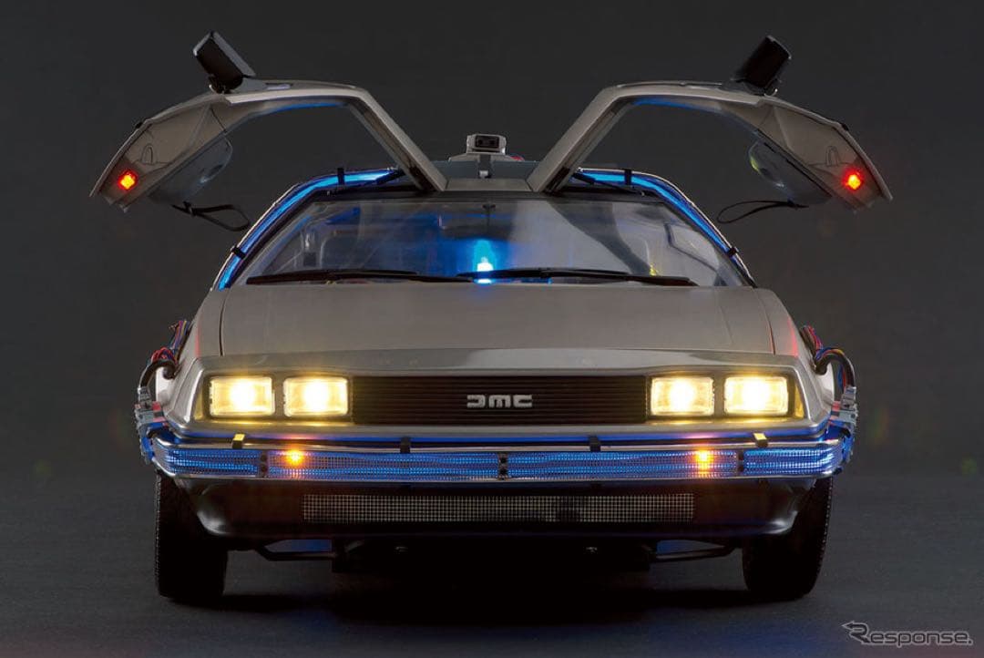 【超美品】Deagostini 1/8 デロリアン 完成品 デアゴスティーニ 週刊 バック・トゥ・ザ・フューチャー デロリアン