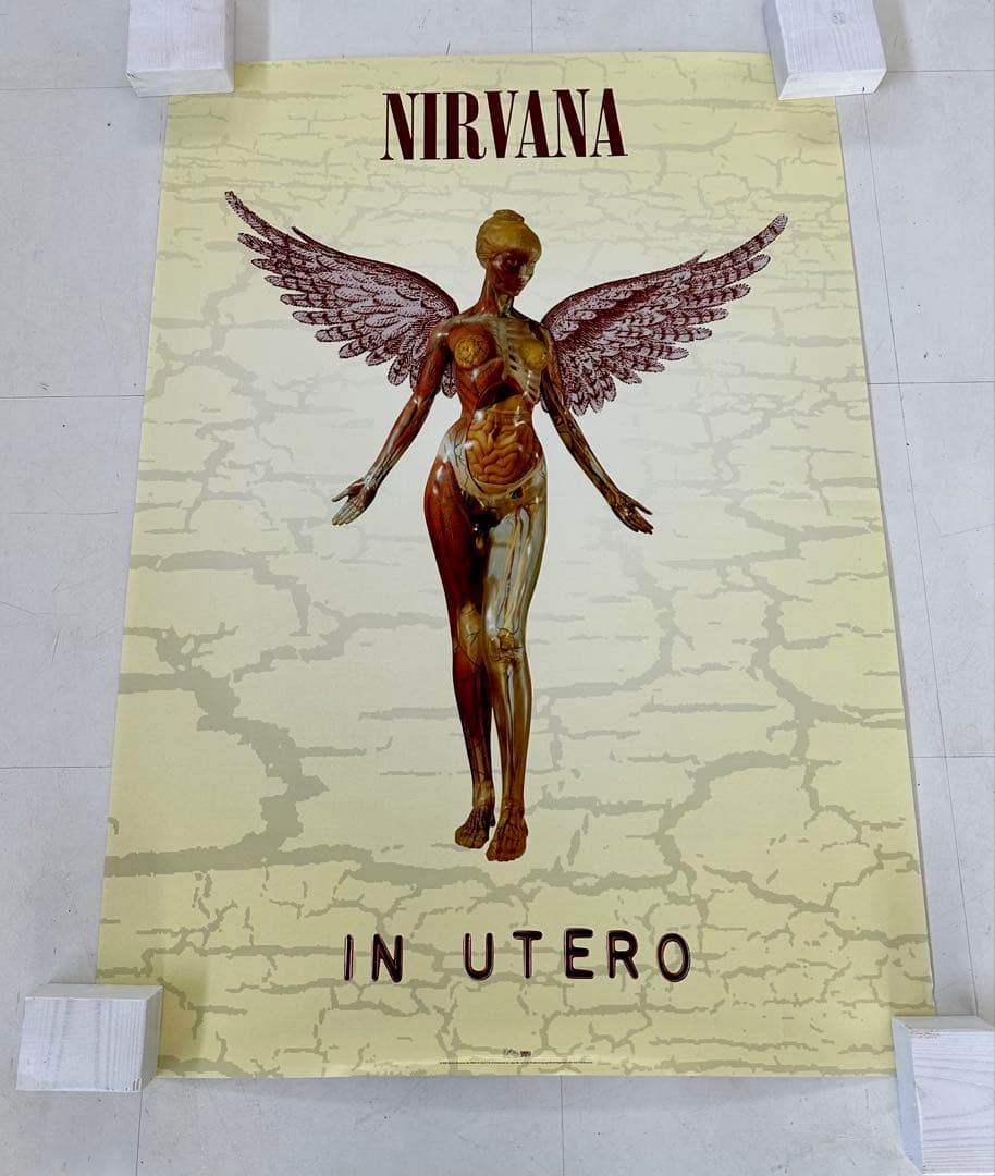 超スペシャル 90s ニルヴァーナ IN UTERO プロモーション ポスター ニルヴァーナ nirvana イン・ユーテロ 1993 IN UTERO - メルカリ