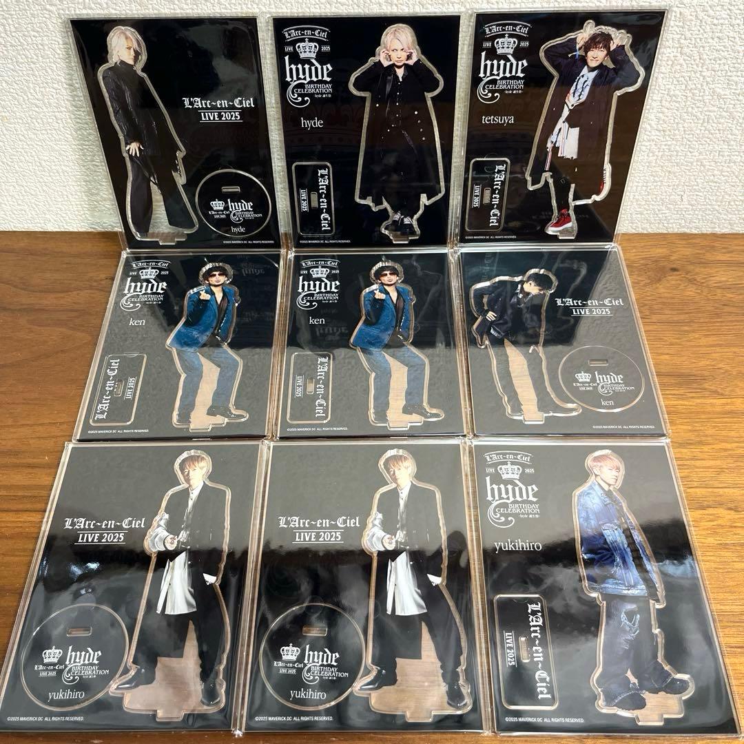 L'Arc〜en〜Ciel hyde 誕生祭 アクスタ 9個セット 未使用 - メルカリ