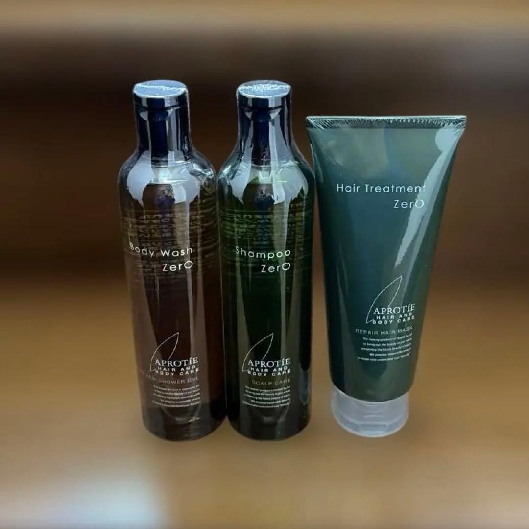 【新品】アプロティー シャンプートリートメントボディウォッシュセット ゼロAP