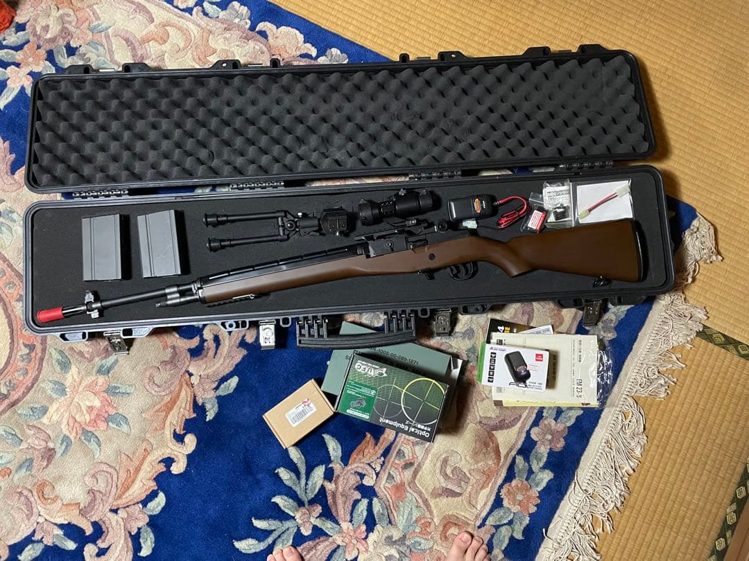 東京マルイ　電動ガン　U.S.RIFLE 7.62-MM M14 セット
