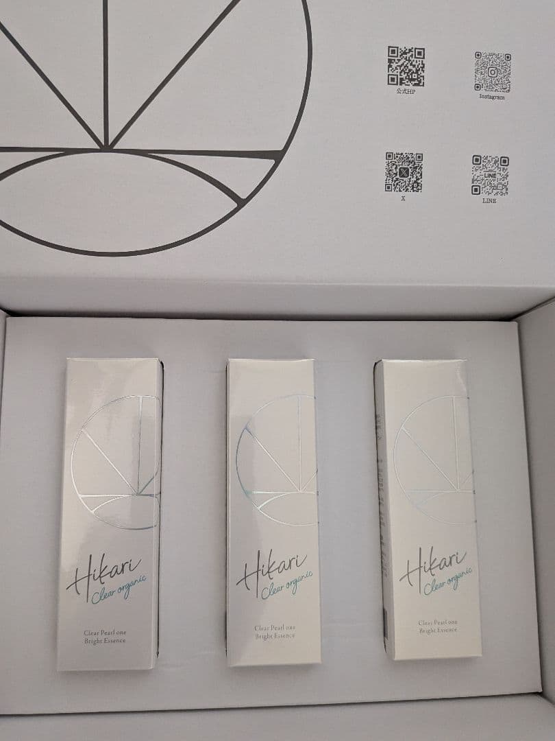 ヒカリ　オーガニック　クリアパールエッセンス　3本セット