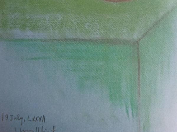 古沢　岩美、向こうむき、希少な額装用画集より、新品額装付、状態良好