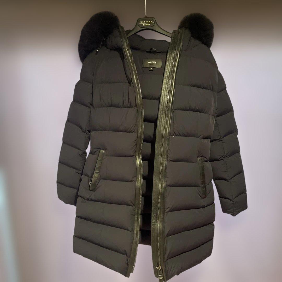 MACKAGE ロングダウン　ネイビーS