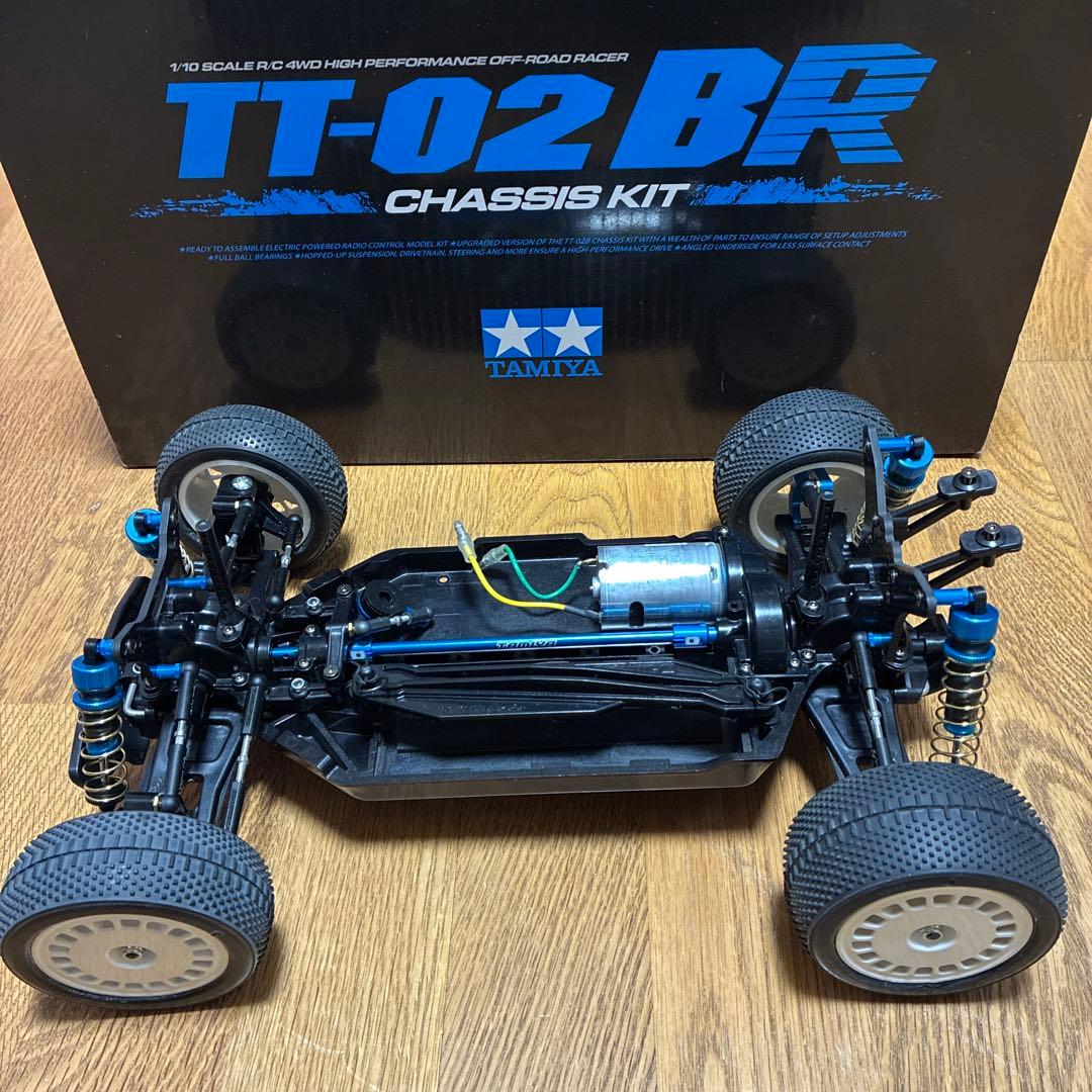 ▫️【未走行】TAMIYA TT-02BR シャーシキット　ボディ付き
