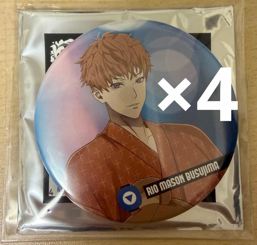 ヒプマイ8thカフェ 缶バッジ 毒島メイソン理鶯 - メルカリ