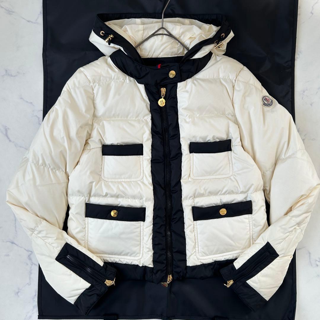 モンクレール CHANCE チャンス ダウンジャケット フード ノーカラー