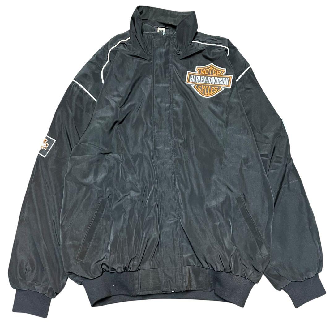Harley-Davidson ハーレー　ブラック ナイロンジャケット