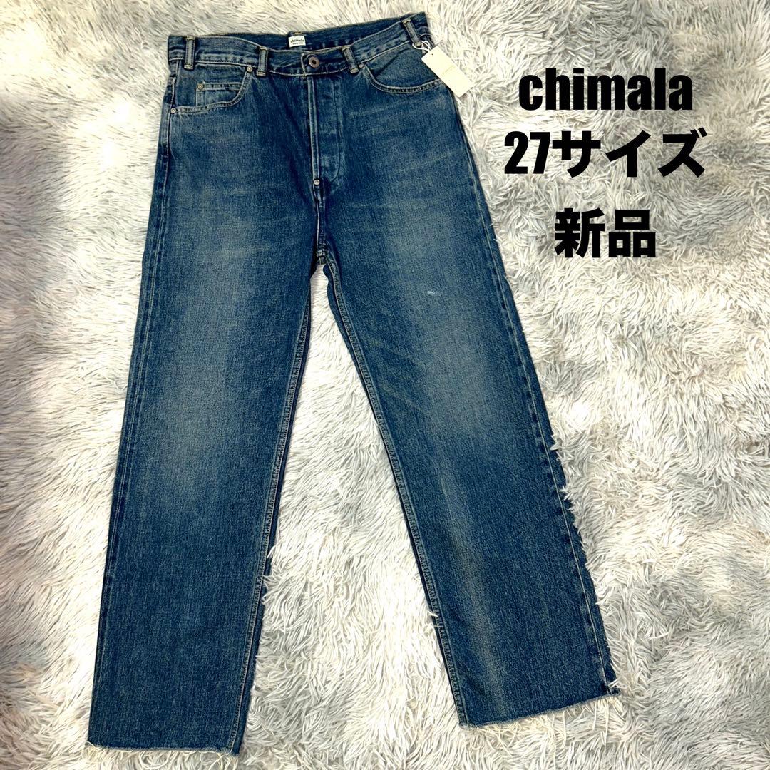 【新品】chimala SELVEDGE DENIM インディゴ染め 27サイズ
