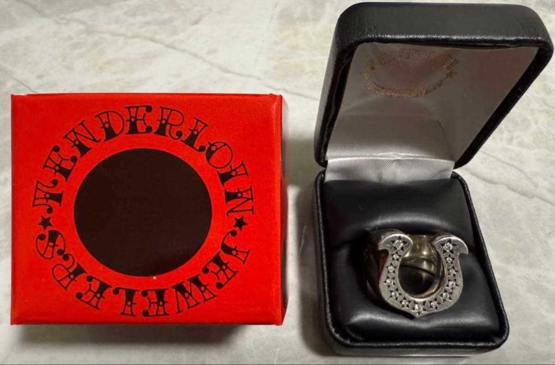 最終値下tenderloin ホースシューリング13号　箱　レシート付き