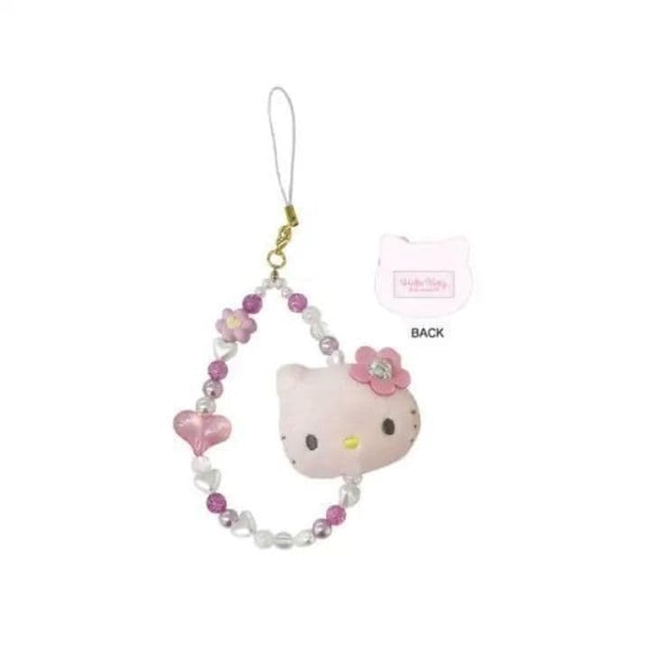 ハローキティ フェイスマスコットストラップ カオハナ サンリオ - メルカリ