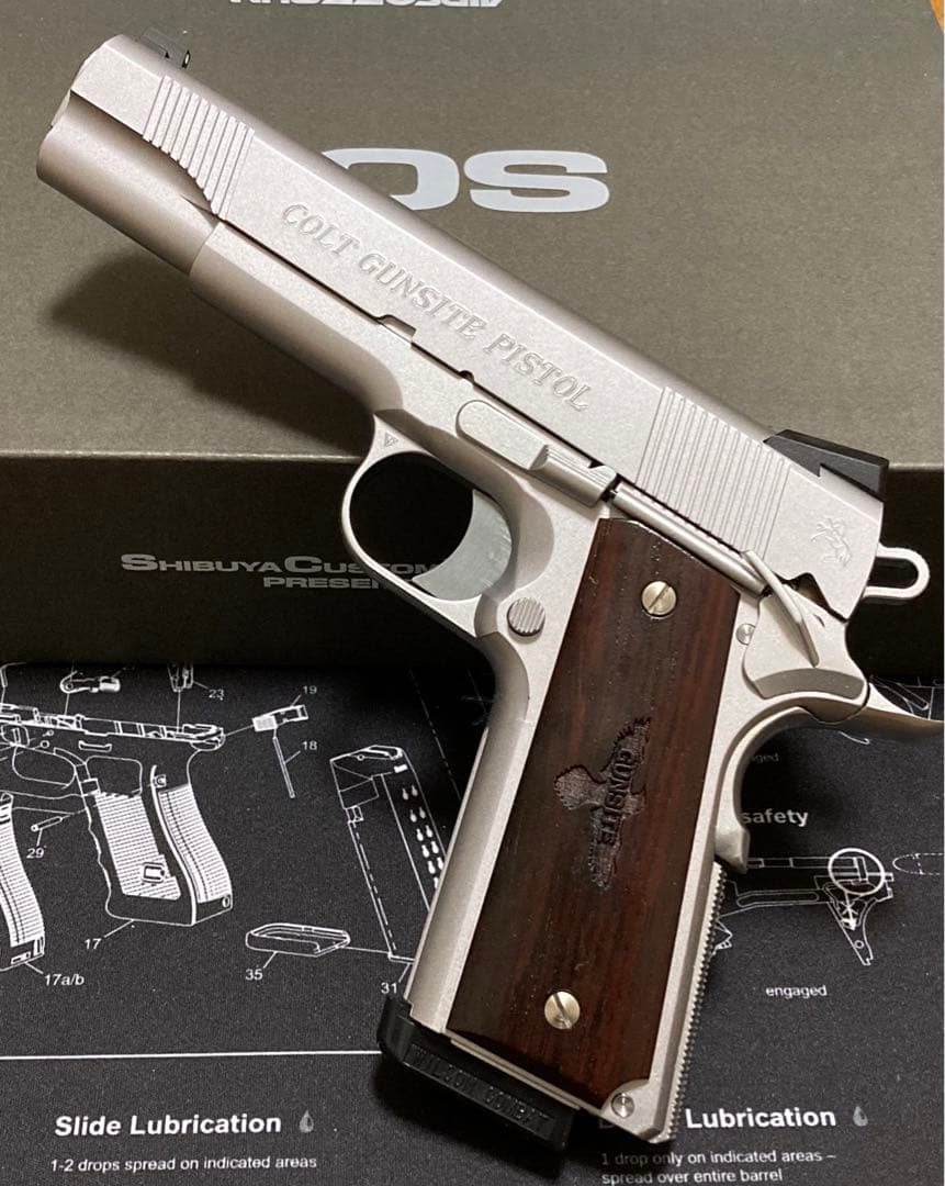 新品 未使用 限定WA COLT GUNSITE PISTOL シルバー