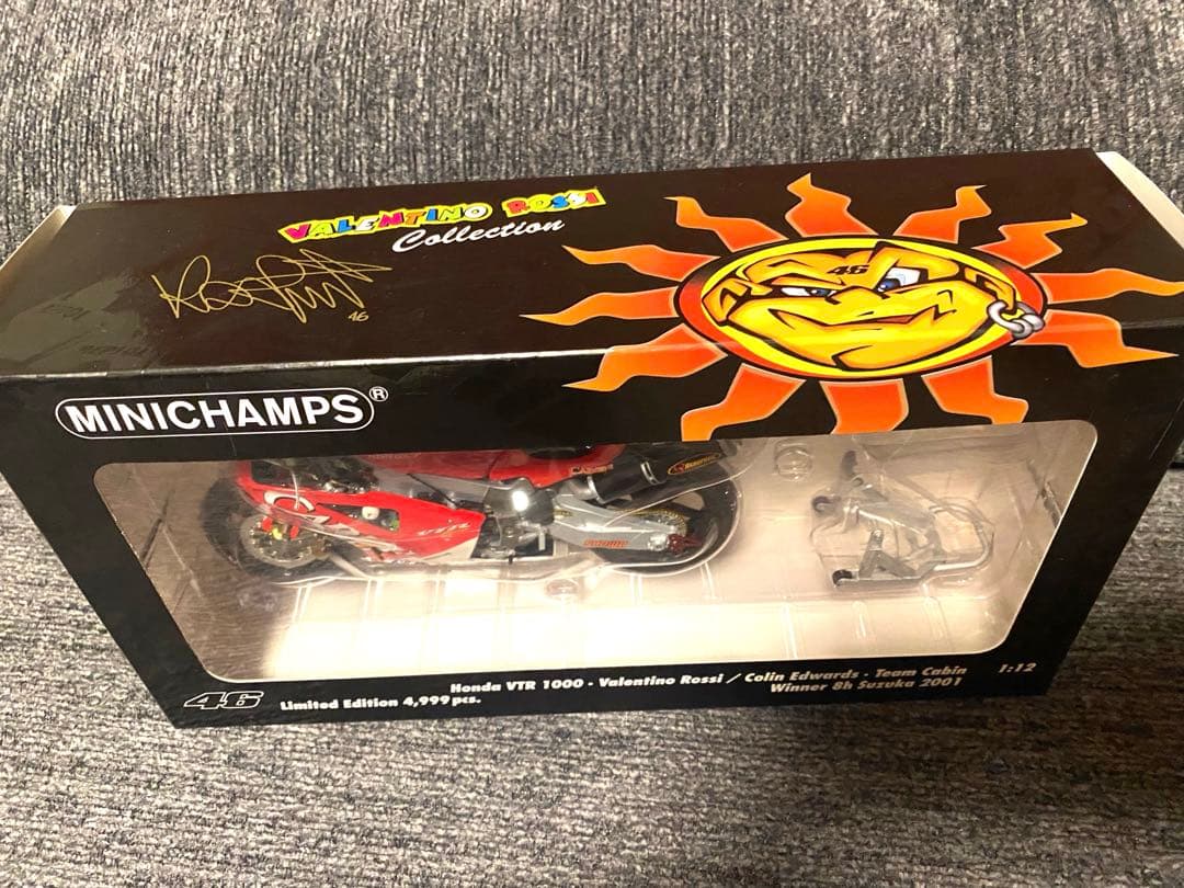ミニチャンプス 1/12 HONDA VTR 1000 ヴァレンティノロッシ - メルカリ