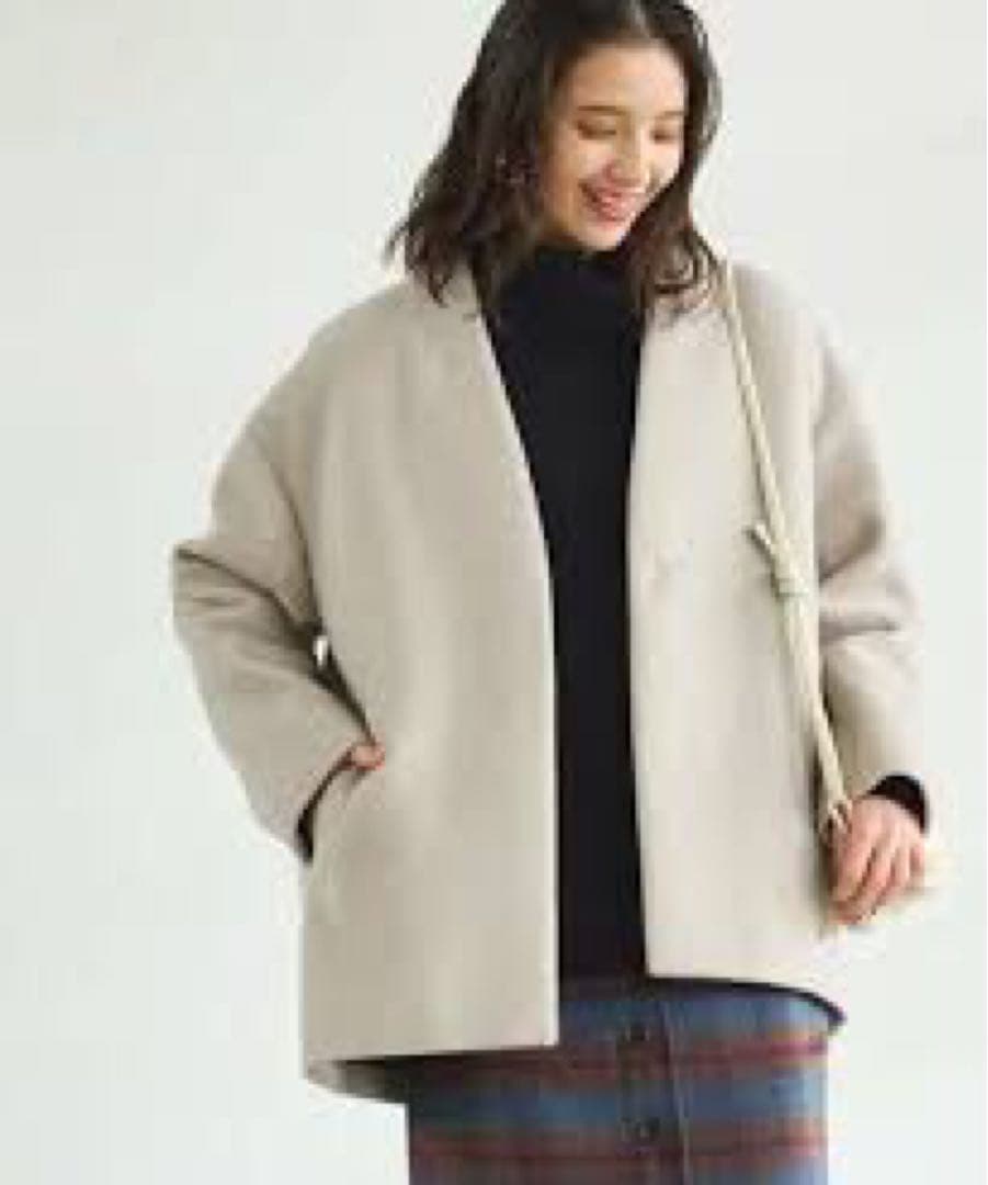 グリーンレーベルリラクシング　ヴィクトリアンウールハーフコート green label relaxing（グリーンレーベルリラクシング）の「［ size