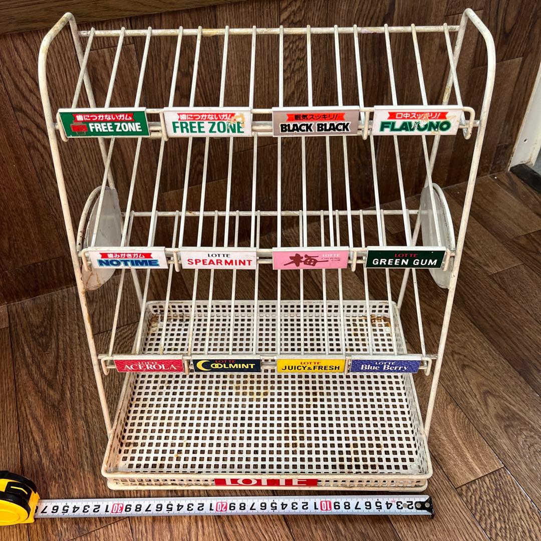 昭和レトロ】LOTTE ロッテ ガム 陳列棚 希少品 - メルカリ