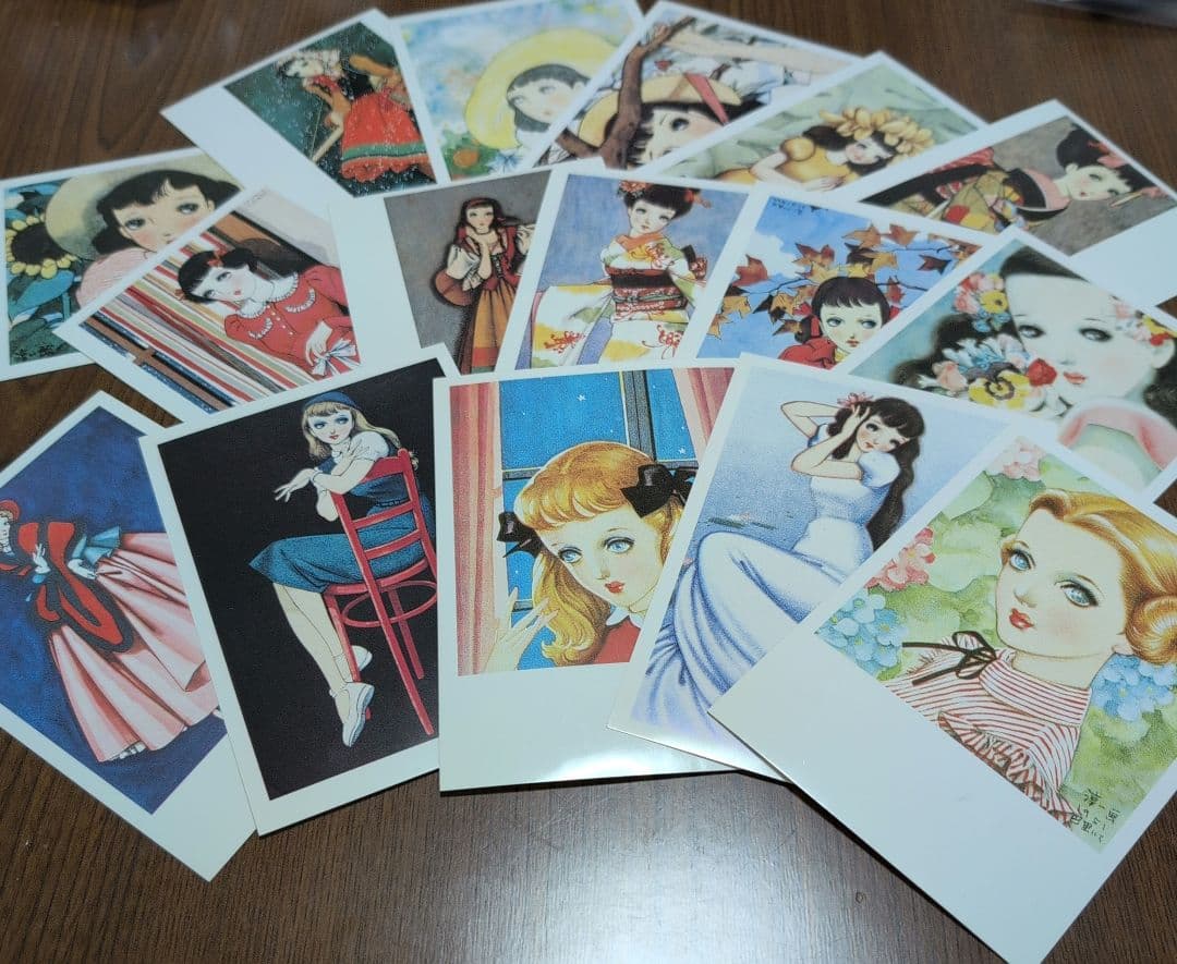 中原淳一絵はがき 星月夜 昭和レトロ懐かしい品 - メルカリ