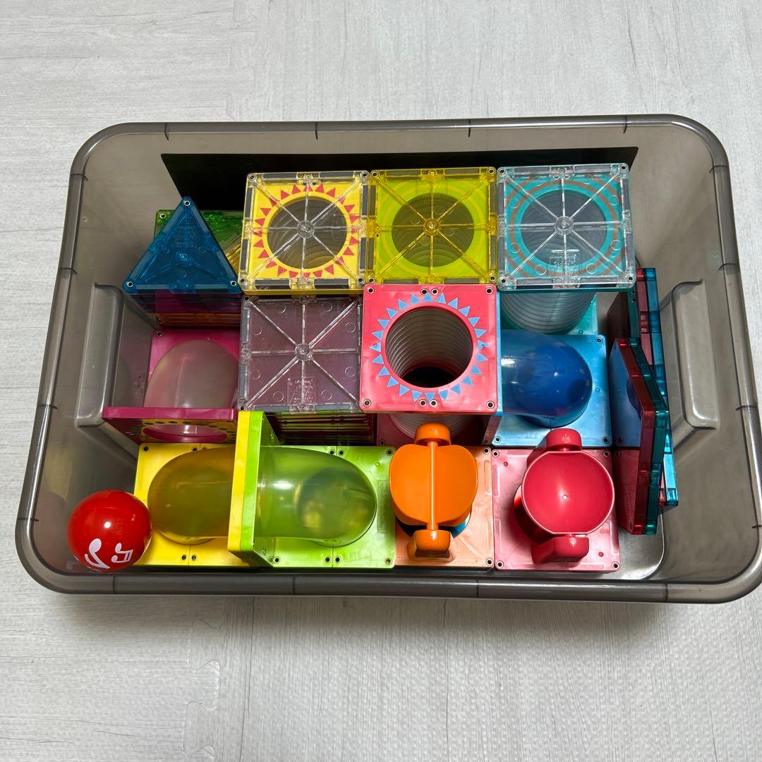 収納箱付き】ピタゴラス 知育いっぱいボールコースターDX トイザらス